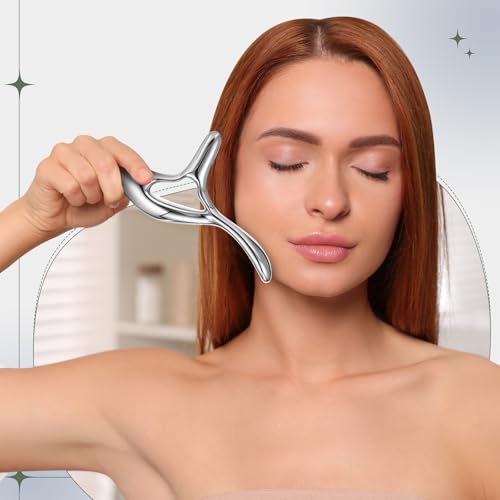 Nuanchu Massage Tool for Deep Tissue & Myofascial Release with Gift Box, Muscle Scraper for Full Body Pain Relief, Thumb Protector for Elephant Christmas White Gift Acupressure & Gua Sha Therapy