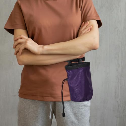 Rock Climbing Chalk Bag for Outdoor Climbing Activities Powder Bag with Large Capacity and User-Friendly Design, Made of Sturdy Oxford Cloth and Fleece for Bouldering