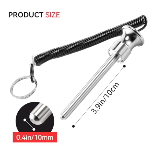 Gym Pin, Weight Stack Pin, Magnetic Weights, Universal Magnetic Weight Pin with Pull Rope, Gym Pins for Weight Stack, Home Gym Parts, Exercise Machine Parts & Accessorie - color: silver