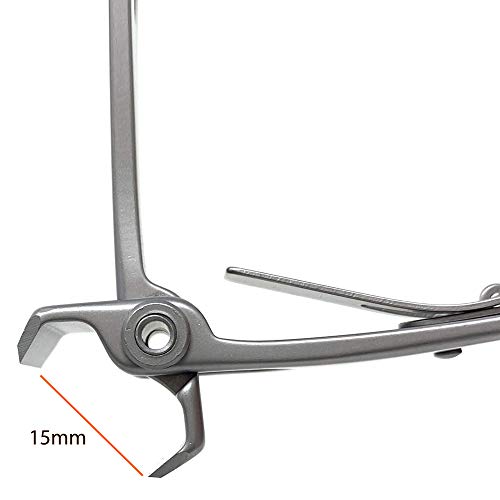 KOHM Nail Clippers for Thick Nails - Heavy Duty, Wide Mouth Professional Fingernail and Toenail Clippers for Men, Women & Seniors, Silver - color: Straight-silver
