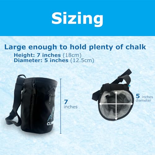 Chalk Bag + Ball for Rock Climbing, Bouldering, Top Rope | Climb On - style: Chalk Bag