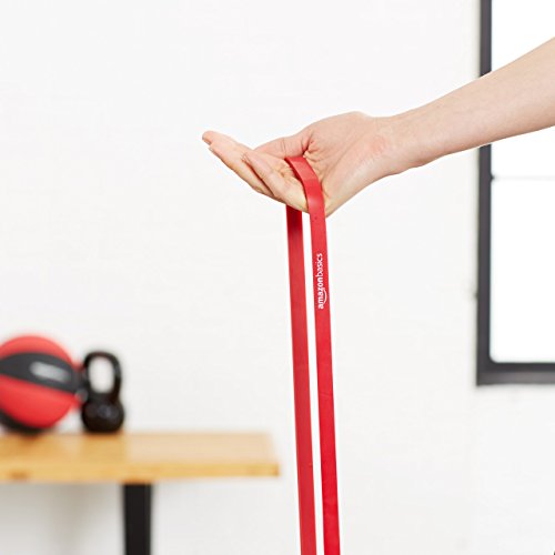 Amazon Basics Resistance Pull-Up Bands for Exercise, Workout, Stretching and Muscle Training - size: 1/2 inches (10-35 lbs) (Pack of 2), style: 1/2" (10-35 lbs)