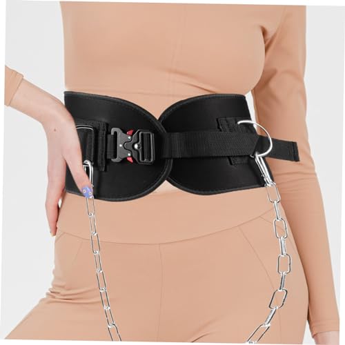 Totority Fitness Dipping Belt Chain for Weightlifting Weighted Pull-up Belt for Strength Training Design for Men and Women Comfortable Support for Dips and Chin-ups