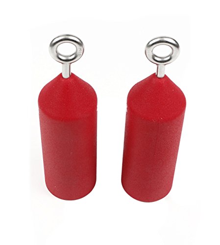 Atomik Rock Climbing Holds 2.75 inch Pipes Set of 2 in Red for Grip and Strength Training As Seen on American Ninja Warrior