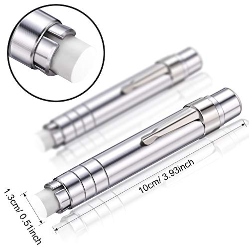 Boao 5 Packs Aluminum Alloy Chalks Holder, Unbroken Keeper Teacher's Chalk Clip with Storage Bag for Teachers, Children's Painting and Writing