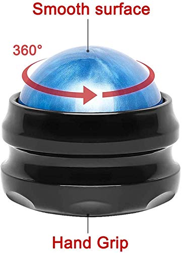 WOVTE Massage Ball, Lacrosse Balls, Self Massage Tool for Sore Muscles, Shoulders, Neck, Back, Foot, Body, Deep Tissue, Trigger Point, Muscle Knots, Yoga and Myofascial Release (Blue) - color: Blue