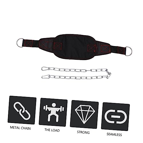 VICASKY Weightlifting Waist Belt Chain for Muscle Resistance Training for Dips and Chin-ups Strengthen Shoulders Chest and Back