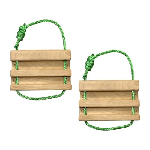 1 Pair Climbing Hangboard Fingerboard for Climbers Jugs Slopers Finger Holds Hang Board Pull Up Board Grip with Smooth Wooden Surface