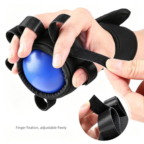 Hand Exercise Balls Finger Muscle Trainer Tool | Hand Strengthening Gear for Weightlifting Office Rock Climbing Home Fitness Gym Outdoor Workout - color: Blue