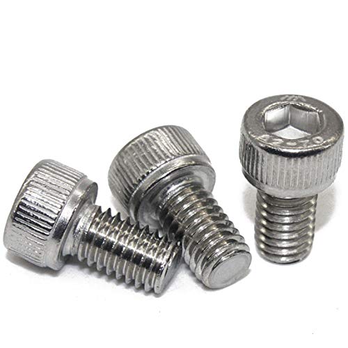 (30 pcs) M6-1.0x8mm Stainless Steel Socket Head Cap Screws,by FullerKreg - size: M6-1.0 x 8MM
