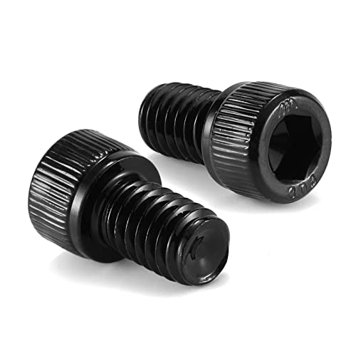 1/4-20 x 1/2" Socket Head Cap Screws Bolts, 20Pcs 304 Stainless Steel 18-8, Allen Socket Hex Drive, Full Thread, Black Oxide by SG TZH(with Hex Spanner) - size: 1/4-20 x 1/2"