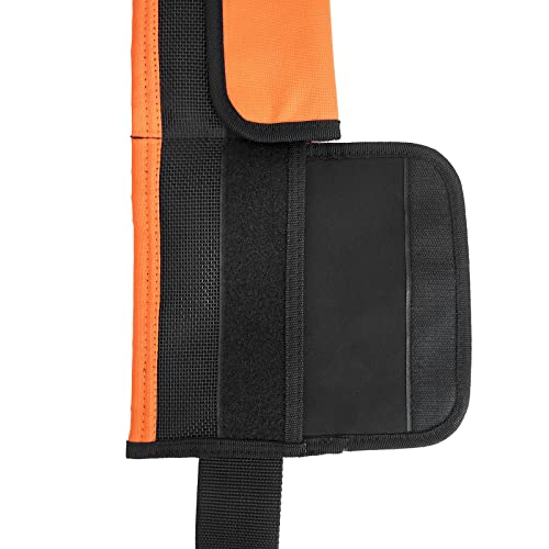 4 Neoprene Pocket Scuba Weight Belt，Spear Fishing Nylon-fit for Waist 32" to 52" - Quick-Release Buckle - color: Orange