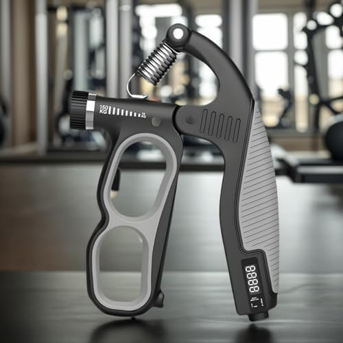 Grip Trainer Adjustable Resistance 22-330Lbs Finger Training | Forearm Grip Strengthener Training Exercise Workout Physical Recovery Practice for Golf Climbing Wrestling Fitness Gym Home