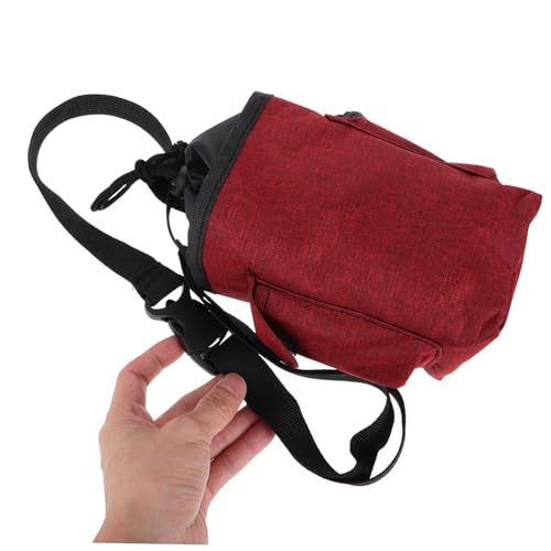 SUPVOX Chalk Bag for Rock Climbing and Gymnastics Zippered Pocket Multiuse Design for Bouldering and Weightlifting Activities