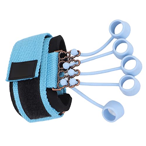 ZJchao Adjustable Silicone Finger Exerciser Hand Grip Strengthener for Exercise Training Rock Climbing Tennis Baseball Guitar Piano Drummer - size: 40lb