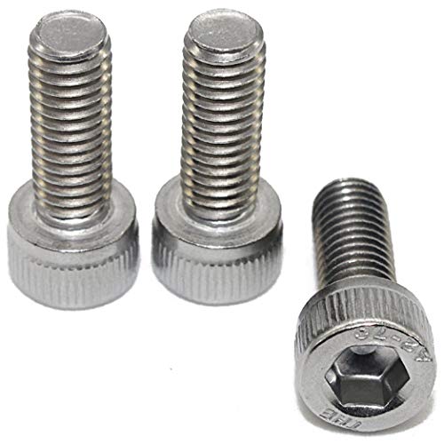 M6-1.0 x 12MM Socket Head Cap Screws,304 Stainless Steel, Quantity 20 - size: M6-1.0 x 12MM
