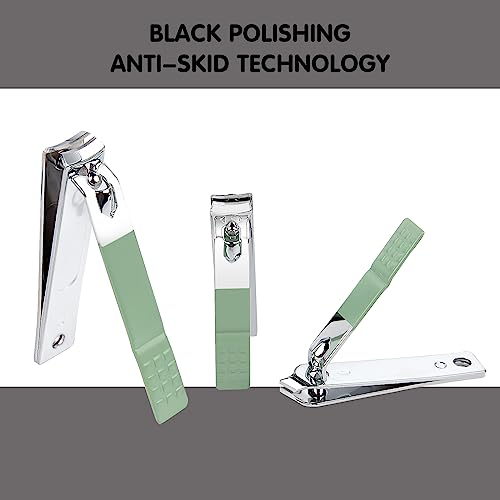 Nail Kit, Manicure Kit, Nail Care Kit for Women, Manicure Pedicure Set, Nail Clippers Toenail Clippers Kit, Professional Manicure Kit Pedicure Kit, Green Travel Case, Set of 12. - color: Green