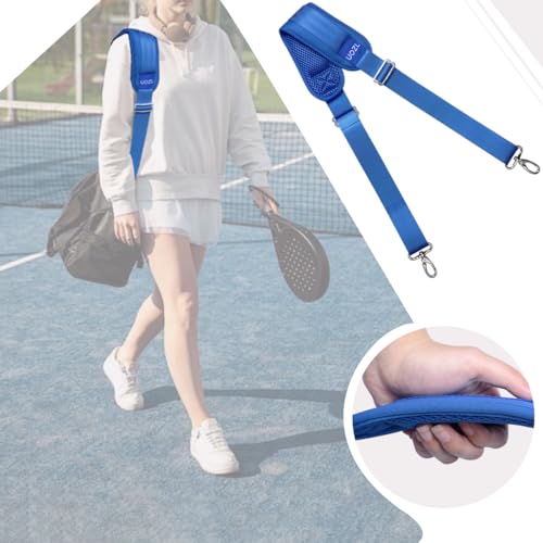 59 Inch Shoulder Straps, Soft with Ultra-Thick Fixed Shoulder Pad, Two Way Independently Adjustable Buckle Replacement Straps for Laptop Bag Messenger Bag Tool Bag Luggage,Blue - color: Blue, size: 59 inch
