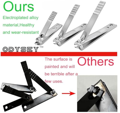 Nail Clippers Set Fingernail and Toenail Clipper Cutters for Men and Women, Professional Manicure Pedicure Grooming Kit, 16 Pieces Stainless Steel Nail Care Tools with PU Leather Travel Case