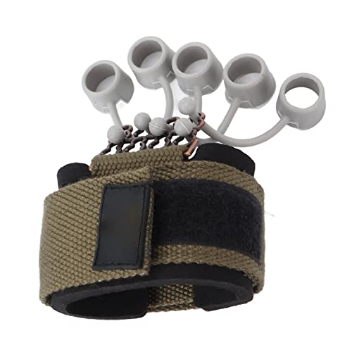 Yinhing Finger Exerciser Hand Grip Strengthener Adjustable Silicone Wrist Strap for Rock Climbing Tennis Guitar Piano Drummer Ergonomic Finger Strength Trainer (20lbs Red) - size: 20 Pound Red