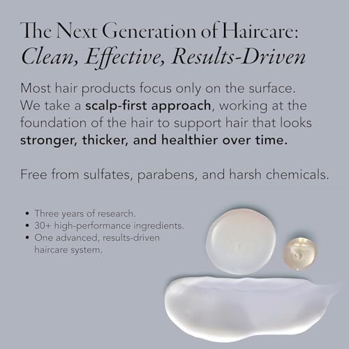 Caldera + Lab The Hair Care System | Men's 3 Piece Hair Routine | Includes shampoo, conditioner & scalp serum. Sulfate-free routine supports fuller, healthier-looking hair - size: 3-Piece Hair Care Set