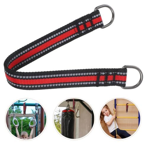 2Pcs Hammock Hanging Strap High Strength Suspension Straps for Swings Aerial Yoga Punching Bags Buckles for Outdoor Use Versatile Support Safety