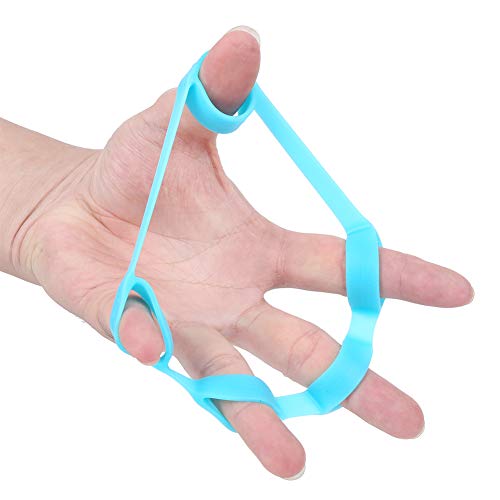 Finger Hand Trainer | 3Pcs Trapezoid Training Bands for Guitar/Piano/Climbing | Silicone Grip Strengthener for Wrist & Forearm