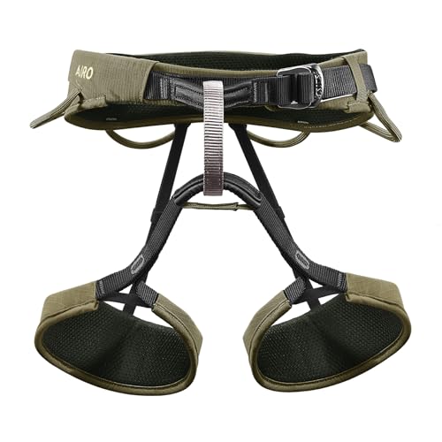 KAILAS Airo Rock Climbing Harness Men Roofing Harnesses Rescue Mountaineering Safety Belt Women Comfortable Lightweight - color: Gray Green, size: Medium