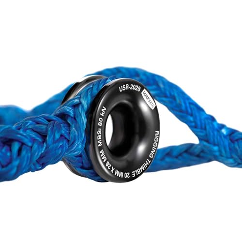 Pelican Rope Arborist Sling, USA Made 5/8" Adjustable Rigging Block Sling with Aluminum Ring - Single-Head, 14,800 LBS MBS / 1,480 LBS WLL, 12 Strand Green Polyester, Tree Climbing Gear, 7 FT - style: Single-head | 5/8" – 7 Ft