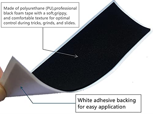 20Pcs Fingerboard Grip Tape,Foam Tape for Fingerboards,Pro Quality Fingerboard Grip Tape,38mmX110mm(20) - style: 20