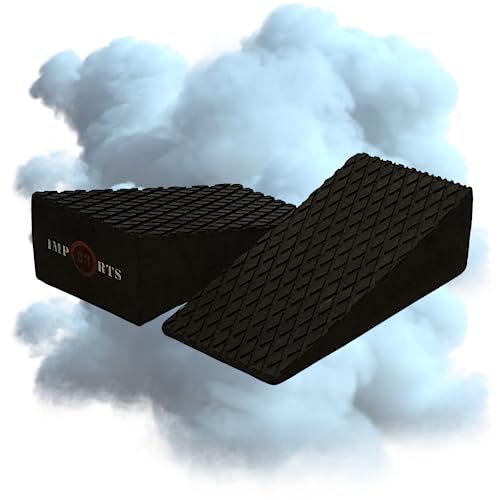 NEW High-Quality EVA Foam Squat Wedge Blocks Lightweight Squat Wedge Block For Yoga, Calf Stretching, Weight Lifting Slant Board Gym Wedges For Heel Elevated Squats 40% Stronger Odorless