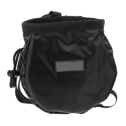 Chalk Bag and Soft Polar Fleece Made of Sturdy Oxford Cloth with Adjustable Drawstring and Wide Opening, Outdoor Rock Climbing Powder Bag for Bouldering for Climbing