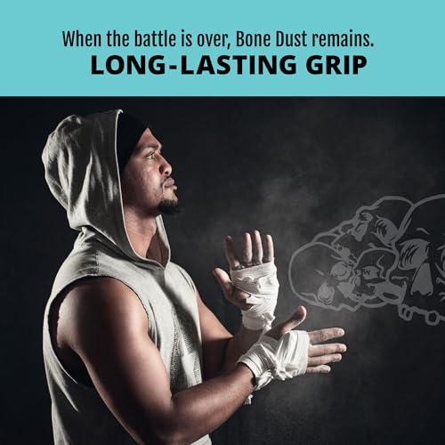 Death Grip Bone Dust MG2+ Climbing Chalk – 125g Fine Powder Magnesium Carbonate from Solar Seawater – High-Performance Hand Chalk for Climbing, Bouldering, Weightlifting, Gymnastics & Training