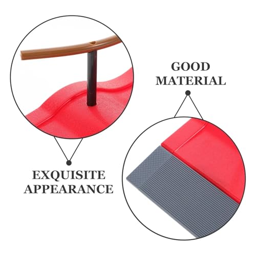 Fingerboard Obstacles Mini Skateboards Smooth Surface Plastic Skate Park Accessories with Fingerboard Wheels and Complete Tool Kit(A1+B1+C1) - color: A1+b1+c1