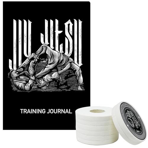 Bighorn Athletics Jiu Jitsu Training Bundle: Essential BJJ Finger Tape and Training Journal Included