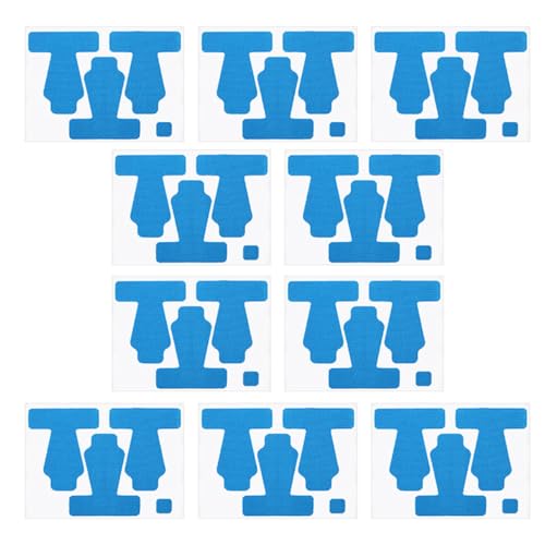 Precut Kinesiology Tape for Thumb, 30 PCS Self Adhesive Thumb Protecting Tape Big Toe Straps, Elastic Athletic Tapes, Breathable Latex-Free Tapes Finger Toe Patches for Joints Muscle Support (Blue) - color: Blue
