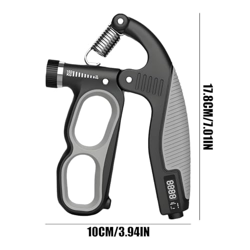 Grip Trainer Adjustable Resistance 22-330Lbs Finger Training | Forearm Grip Strengthener Training Exercise Workout Physical Recovery Practice for Golf Climbing Wrestling Fitness Gym Home