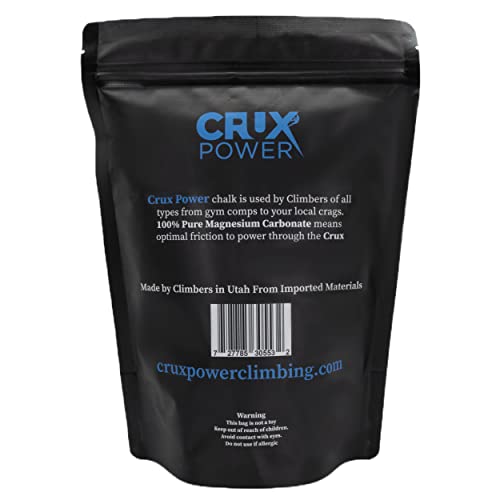 Performance Climbing Chalk for Rock Climbing, Gymnastics, Weight Lifting - 100% Pure Magnesium Carbonate, No Drying Agents, Medium Blend Loose Rock Climbing Chalk - 200g