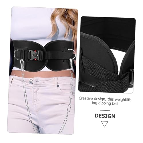 Fitness Weighted Dip Belt Chain for Weightlifting Pull- and Muscle Strengthening for Weightlifting Back Support and Fitness Activities