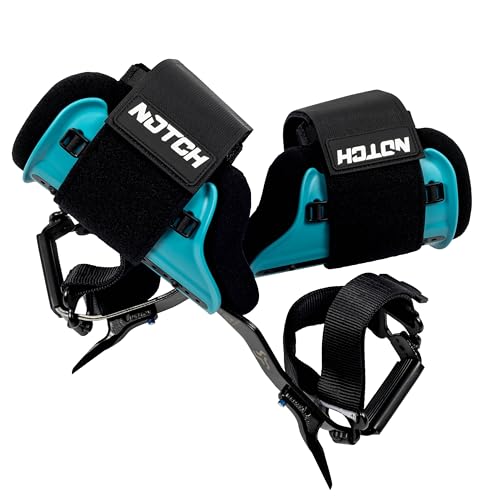 Notch Steel Climbers Ergonomic Gaffs 20+ Cuff Adjustment Points - size: Short (Pole Gaffs)
