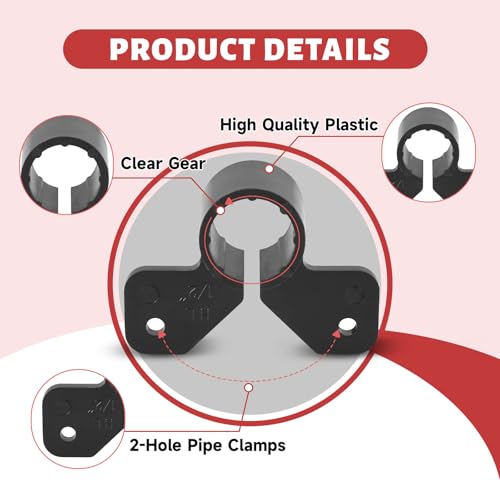 100-Pack EFIELD 3/4-inch Suspension Pipe Clamps For Pex, Copper, CPVC Pipe,(PPSU1807084) - size: 3/4''-P100, style: Suspension