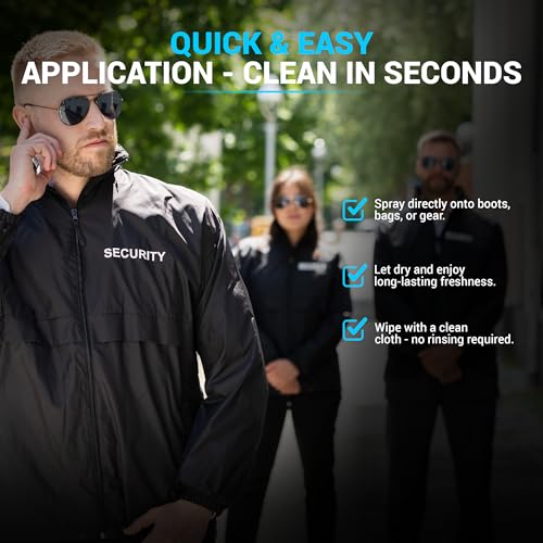 Odor Eliminator for Active & Protective Gear – Pack of 2 (16oz) Instant Deodorizer Spray for K9 Equipment, Vests, Uniforms & More | Quick Odor Mask & Fresh Scent | Made in USA