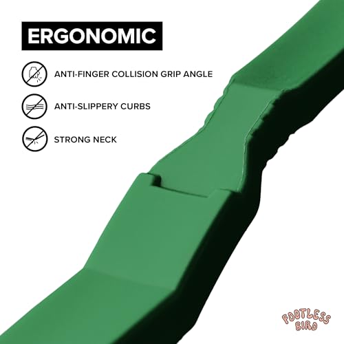Rock Climbing & Bouldering Brush, Ergonomic, High Density Wild Boar's Thick Hair Bristles, 100% Recyclable, Strong Outdoor & Indoor Free Spiky Ring, Green - color: Green