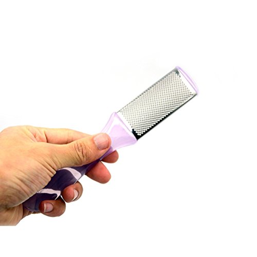 rosenice Dual-Sided Pedicure Foot File 6.69 Inch Portable Foot Rasp with Mesh and Sandpaper Sides for Callus Removal and Smooth Skin Care