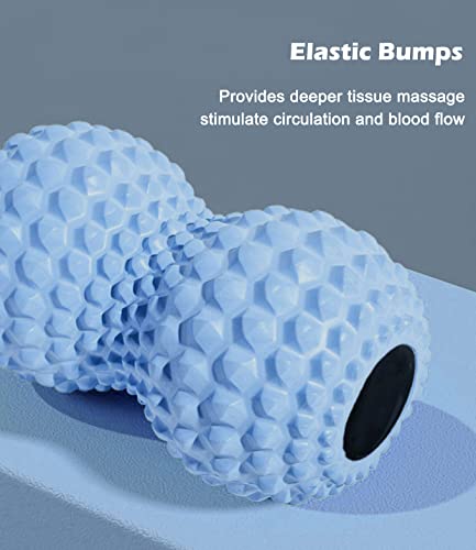 KITWILD Peanut Massage Ball, Double Lacrosse Massage Roller Ball for Deep Tissue Muscle Massage, Physical Therapy, Myofascial Release, Muscle Knots, and Yoga Therapy | Deep Tissue Muscle Massage, Physical Therapy, Myofascial Release, Muscle Knots, Yoga Th