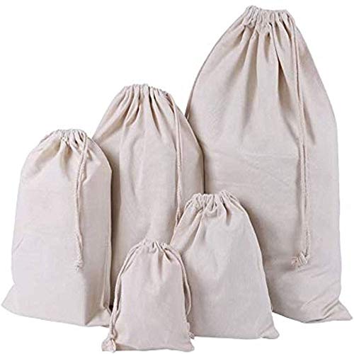 Breathable Dust-proof Drawstring Storage Pouch String Bag for Handbags Purses Shoes Eco Bag (5 Sizes) - style: 5 Sizes