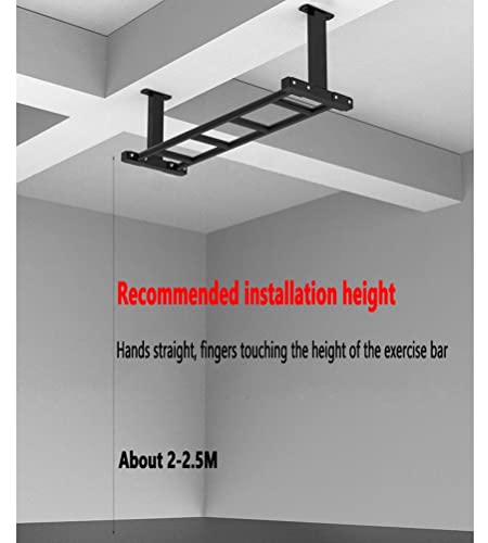 Wall Mounted Pull Up Bar, Heavy Duty Ceiling Clim e, Home Gym Multifunctional Strength Training Fitness Equipment, Load 300kg