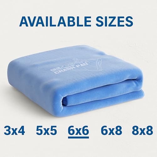Skil-Care Crash Pad Cover Replacement, Nylon and Cozy Cloth, Machine Wash | Indoor & Outdoor Durable Cover Only (No Foam), Soft Landing, Crashpad for Kids Sensory Mat, For Active Play, Machine Washable - size: 6' x 6' Cover
