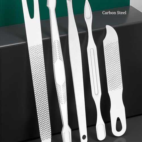 19-Pcs Professional Nail Kit & Manicure Set, Complete Nail Cutter Set with Travel Case, Includes Cuticle Trimmer & Nail Design Tools for Men & Women Fingernail Grooming(Black)