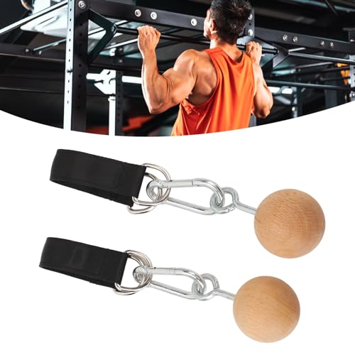 Pull Up Ball Grip with Strap, Anti Slip Climbing Ball Hold Grip, Versatile Strength Training Equipment for Fitness and Rock Climbing, Includes 2 Balls, 2 Straps and Storage Bag